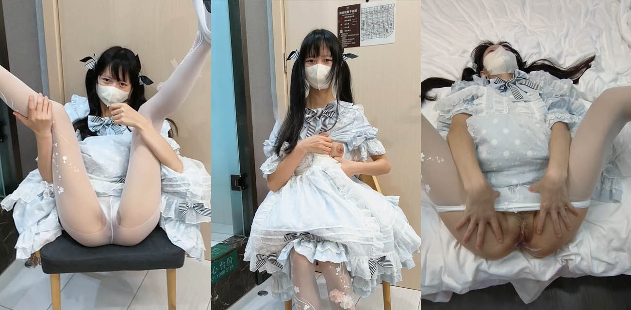 推特洛丽塔妹妹【软软兔】性爱视频流出，蕾丝吊袜勾勒完美曲线翘臀高抬接受激烈后入